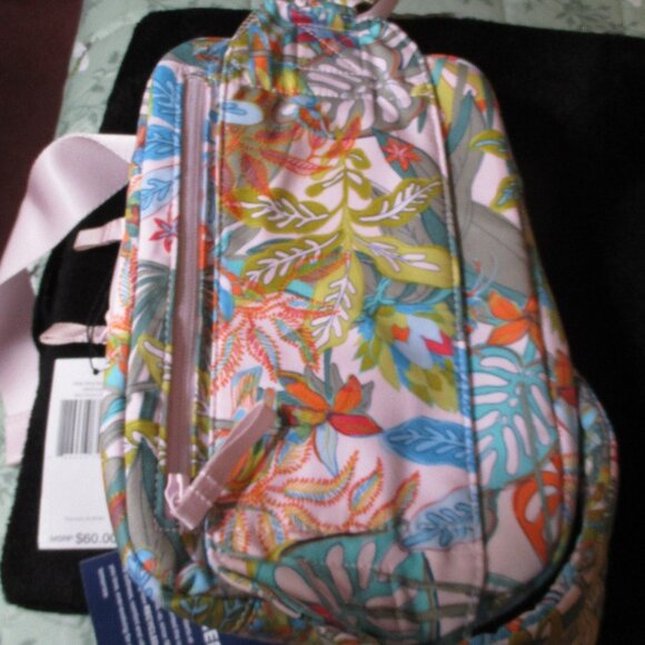 NWT Vera Bradley Utility Sling Backpack in Rain Forest Canopy SRP:$60